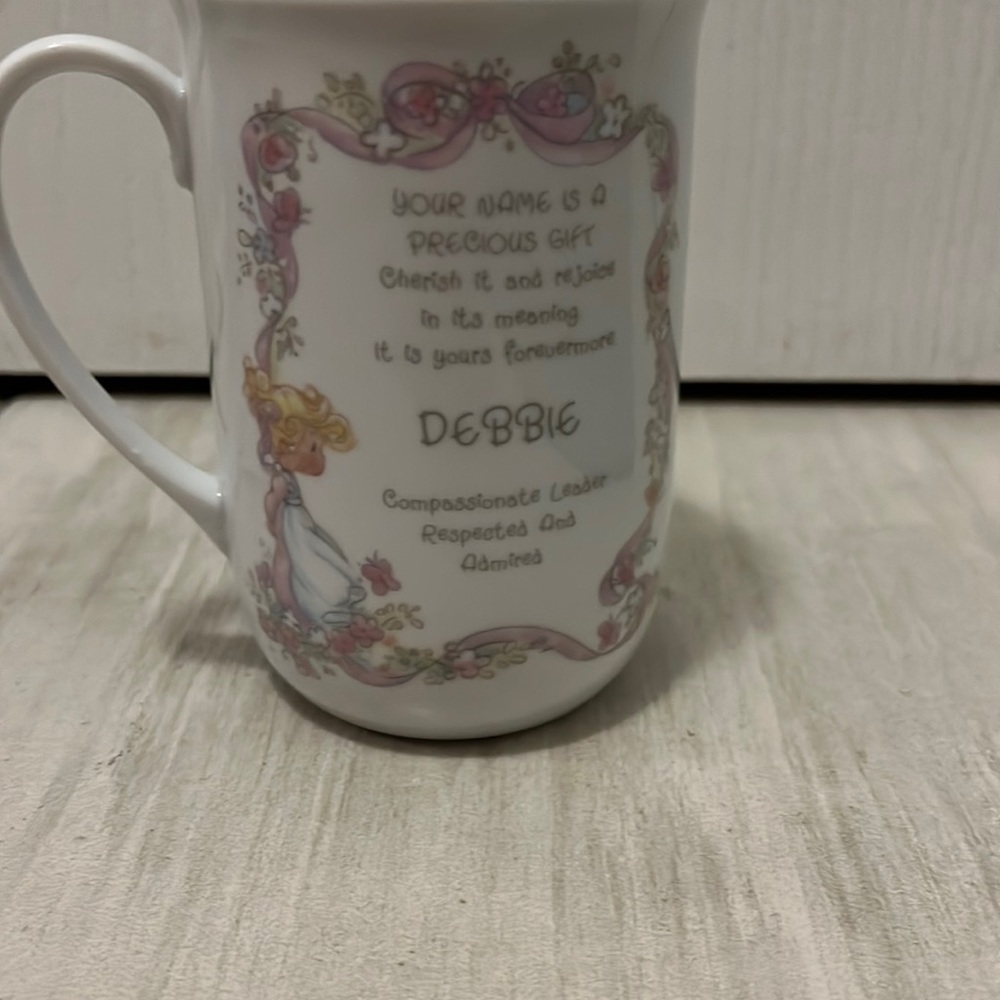 Precious moment Debbie cup